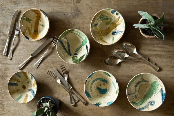 Terra - Handmade Decorated Ceramic Bowls