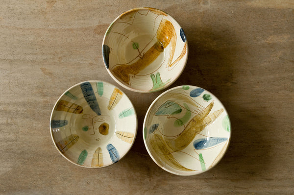 Handmade Decorated Ceramic Bowls