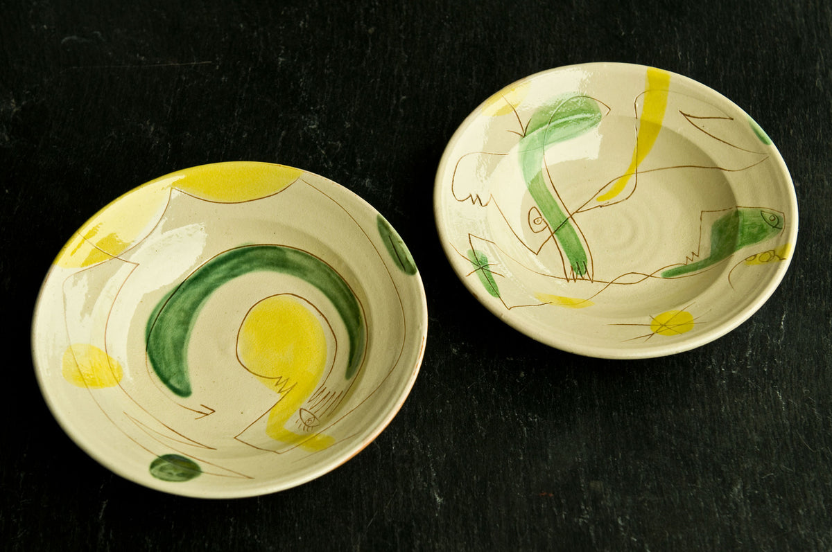 Engraved Ceramic Soup & Pasta Bowls