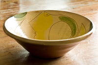 Hand-Painted Ceramic Serving Bowl