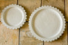 Corolla - Fancy White Ceramic Side Plate