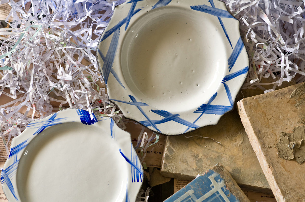 Mediterranean Ceramic Dinner Set Made in Italy