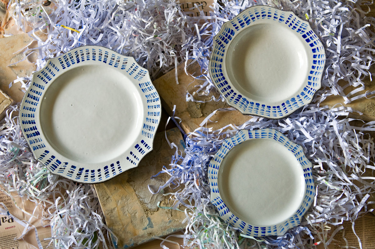Handmade Mediterranean Ceramic Dinner Set Made in Italy