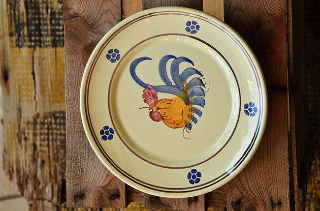 Hand-Painted Rustic dish