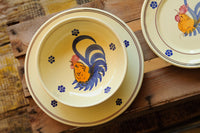 Hand-Painted Rustic Dinner Set