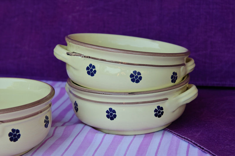 Hand-Painted Rustic-Chic Pasta Bowl