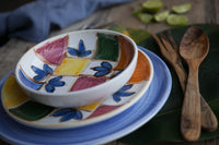 Hand-Painted Ceramic Dinner Set Made in Italy