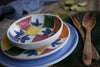 Mondrian - Hand-Painted Ceramic Soup & Pasta Bowl