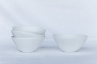 Hanmdade White Resin Side Bowls by Tina Frey