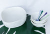 Neve - Handmade White Resin Side Bowl