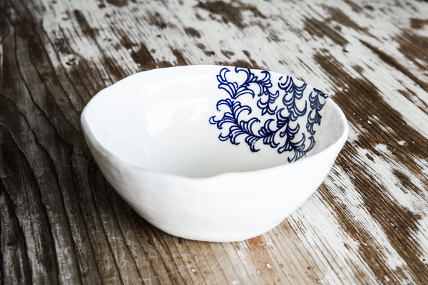Handmade Decorated Porcelain Bowl