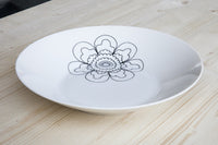 Decorated Porcelain Dish Made in Italy