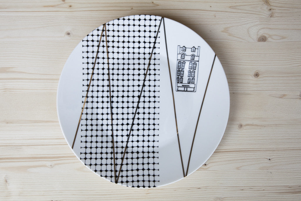 Ritmo Urbano - Trendy Porcelain Dinner Plates