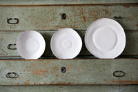 Milky White Ceramic Dinner Set Handmade in Italy