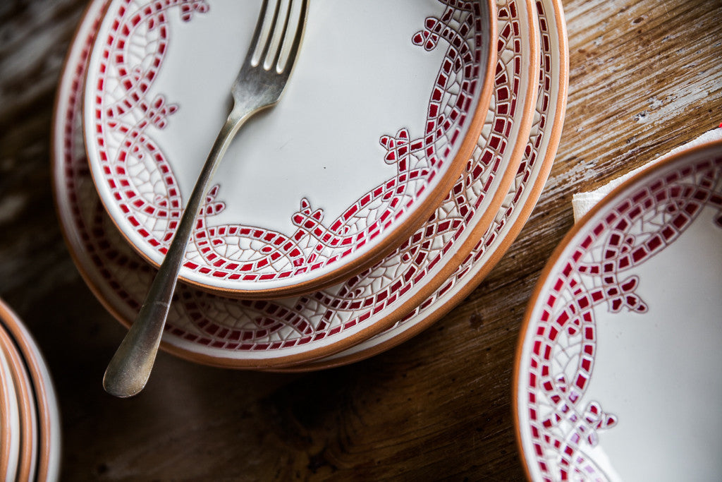 Hand-Painted Decorated Plates Made in Italy