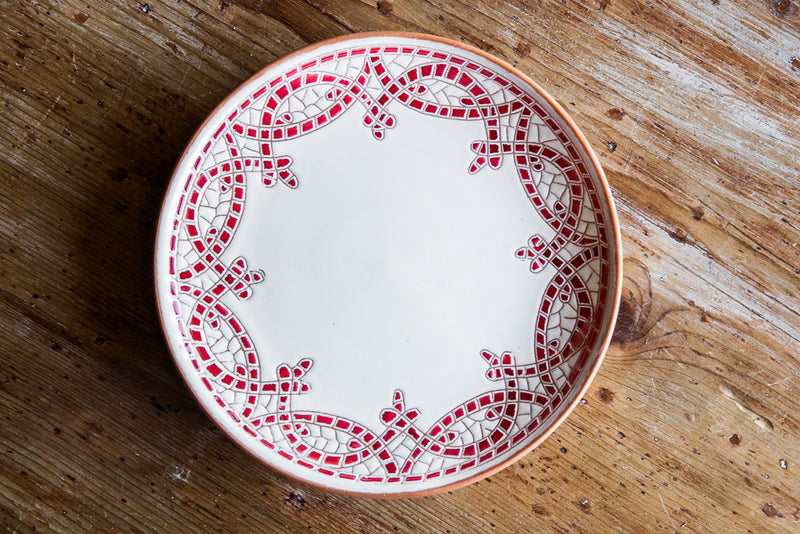 Hand-Painted Decorated Plates Made in Italy