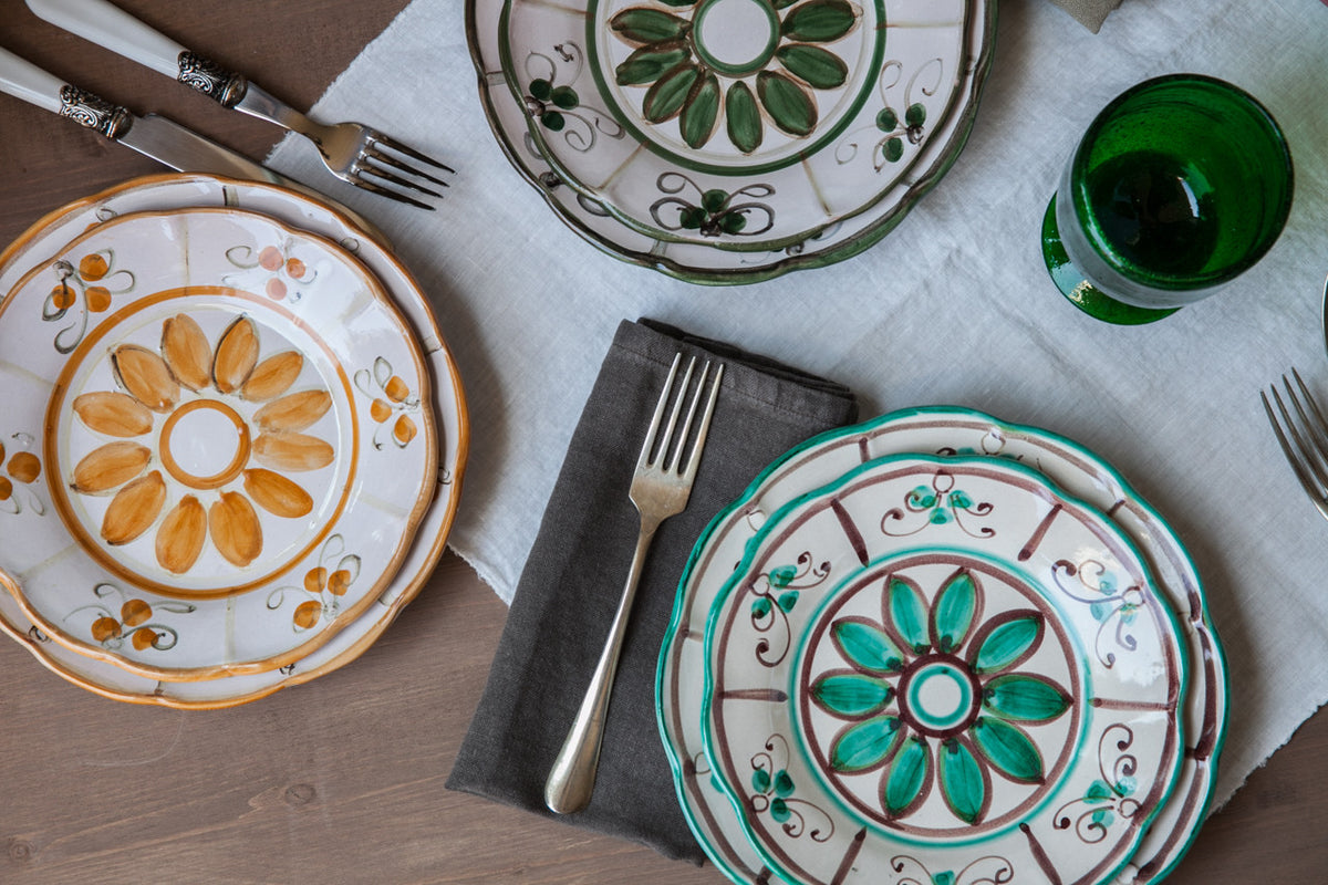 Papa - Hand-Painted Ceramic Dinner Set