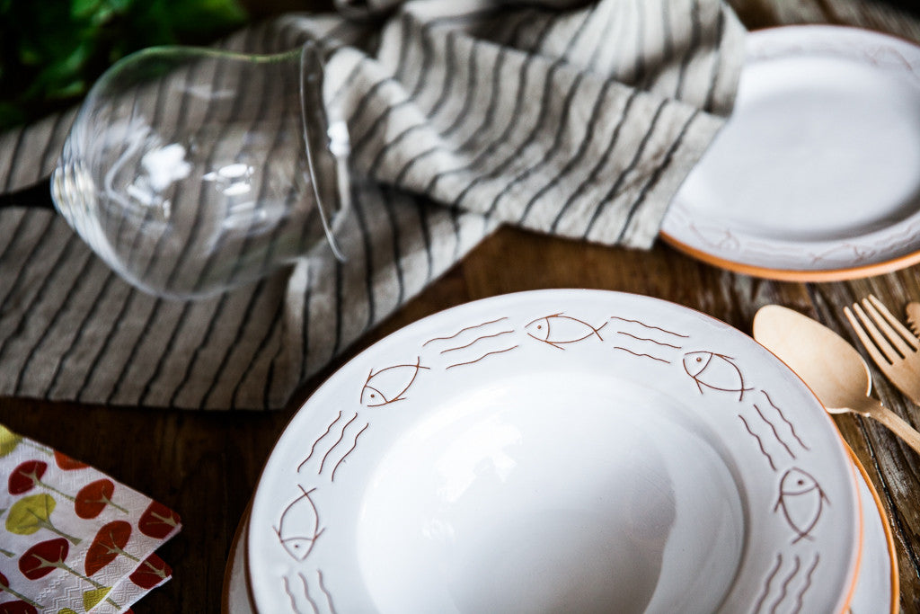 Handmade Ceramic Dishes Made in Italy