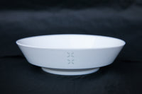 rice-grain porcelain pasta bowl