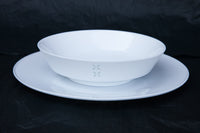 rice-grain porcelain dinner set