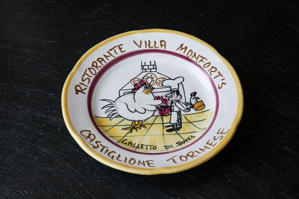 Dalla Terra - Hand-Painted Plates with Recipe Motifs