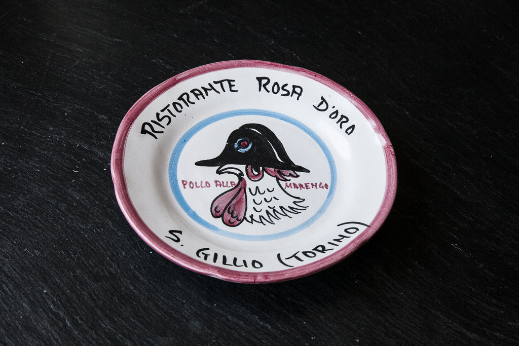Dalla Terra - Hand-Painted Plates with Recipe Motifs