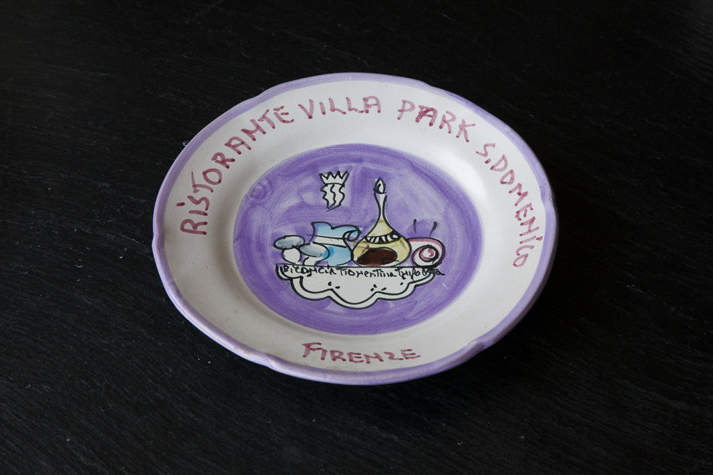 Dalla Terra - Hand-Painted Plates with Recipe Motifs