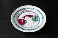 Handpainted Plate with a Sea Motif by Solimene di Vietri 