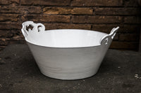 Handmade White Ceramic Bowls made in Italy