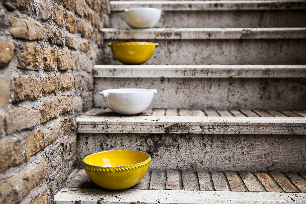 Handmade Colorful Ceramic Bowls Made in Italy
