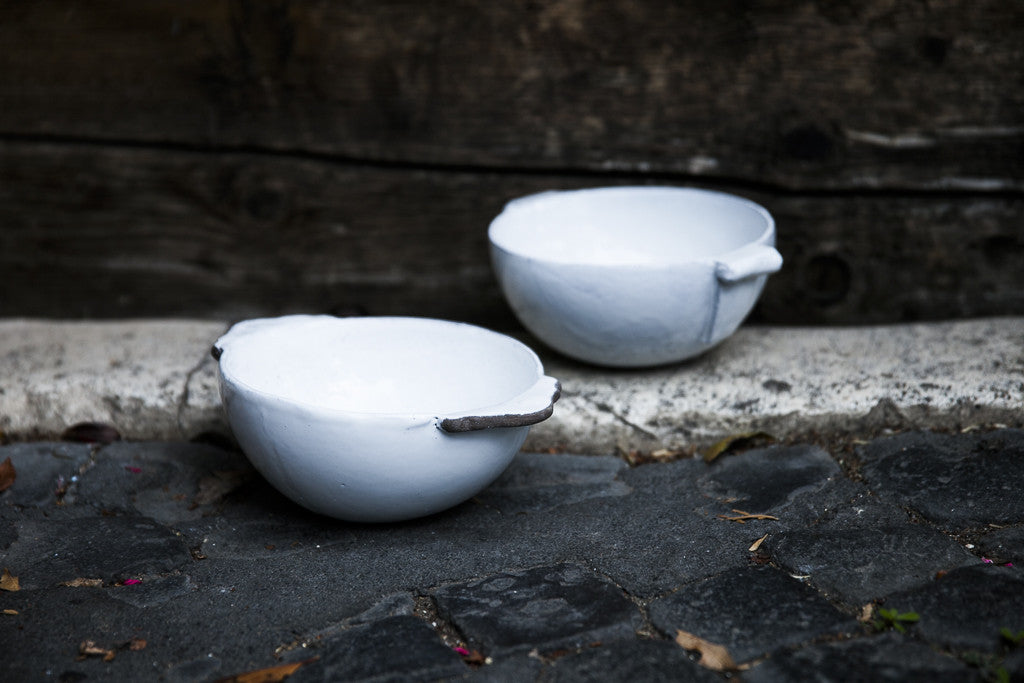 Cerveteri Hanmade Ceramic Serving Bowls by Forme Roma – DishesOnly
