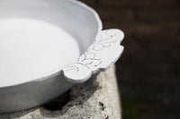 Rustic-Chic Ceramic Serving Bowl Handmade in Italy