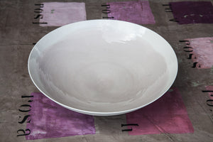 Porcelain Serving Bowl with Watercolor Effect, porcelain dinner plates, large serving bowl