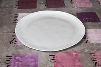 Potomak Porcelain Handmade Watercolor Platter, Handmade serving platter, elegant serving platter