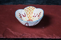Hand-Painted Flower-Shaped Mini Bowls