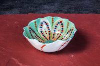 Hand-Painted Flower-Shaped Mini Bowls