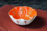 Hand-Painted Flower-Shaped Mini Bowl