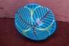 Hand-Painted Flower-Shaped Ceramic Bowl