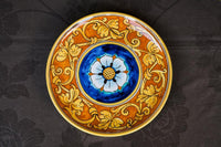 sicilian baroque handmade dinner plate