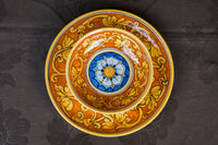 sicilian baroque handmade dinner plate