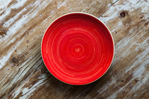 Handmade Colorful Ceramic Plate Made in Italy