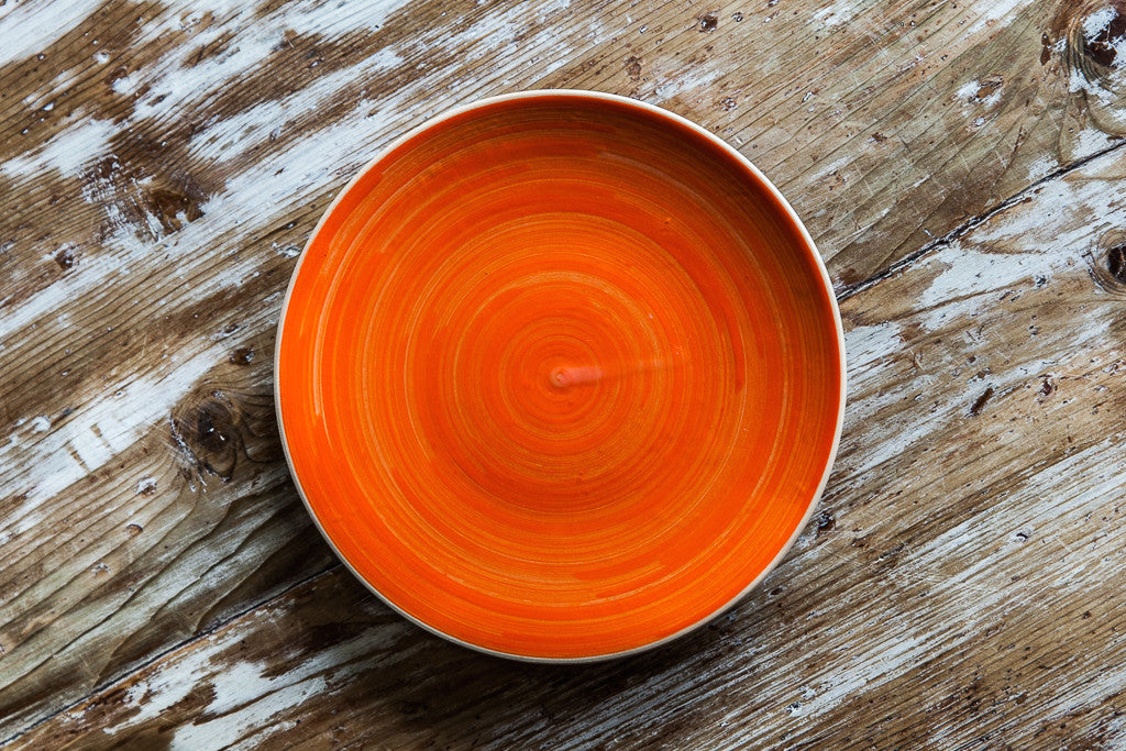 Handmade Colorful Ceramic Plate Made in Italy