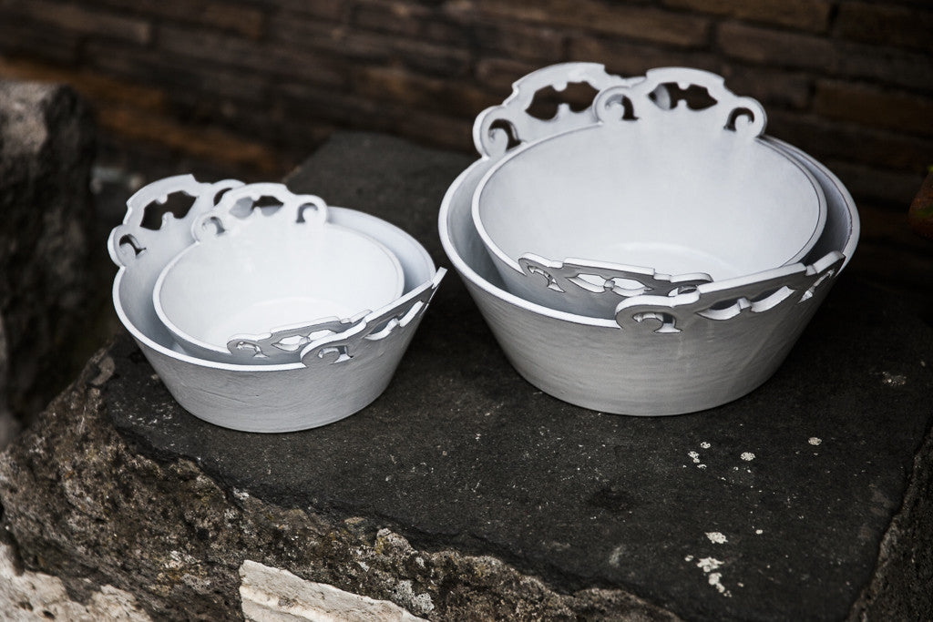 Cofane Bianche - Ciotole in Ceramica Fatte a Mano