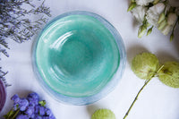 Aqua - Handmade Pastel Glass Soup & Pasta Bowl