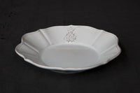 Italian Ceramic Scalloped Soup & Pasta Bowl