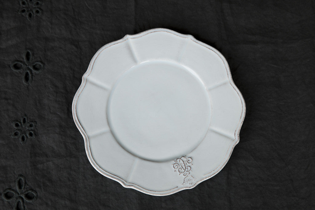 Handmade Ceramic Scalloped Dinner Plate