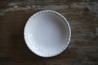 Ricamo - Elegante servizio da tavola in ceramica