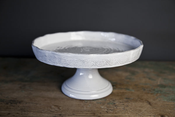Shabby-Chic Italian Cake Stand