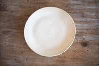 Latte - Piatto piano in ceramica semplice