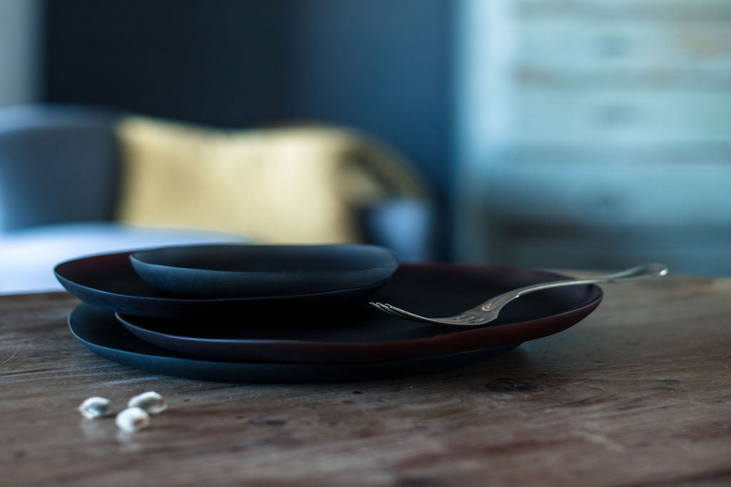 black resin bath collection by tina frey at homenature stores